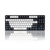 덱 프랑슘 거북선 블랙에디션 키보드 스피드 PBT 넌LED 은축, CBL-87XN, 혼합색상, 텐키리스