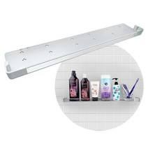 알미늄선반(국산) 욕실선반 일자선반 코너선반 화장실 수납장 정리 젠다이, E_알미늄일자선반(국산)