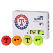 [기타브랜드] MLB골프 NEW 텍사스레인저스 무광 4컬러 12구 골프공, 선택:텍사스레인저스 2피스 4컬러 12구