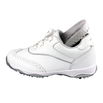 엠엔엑스15 여성 키높이 스파이크 천연소가죽 윙탑 보아 골프화