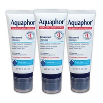 아쿠아퍼 힐링 오인트먼트 터치 프리 보습 연고 3oz 85g 3팩 Aquaphor Healing Ointment Touch-Free