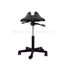 새들체어 깡통 승마 의자 인체 공학적 안장 치과 교정 아름다움 바 실험 컴퓨터 작업, 두 개의 플랩 앞으로 기대어 있_공식 표준