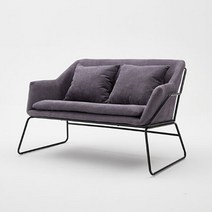 HYMISSH 2인용 라운지 인테리어 디자인 카페 패브릭 소파 체어, 색상:GMIM_헤이미쉬2인_민트