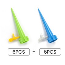 비닐하우스 자재 하우스용 비닐 클립 커넥터 자동 물방울 관개 시스템 자체 급수 키트 꽃, 그림으로 12pcs