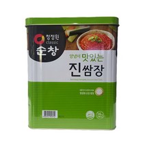 청정원 순창 양념이 맛있는 진쌈장14KG, 2통, 14kg