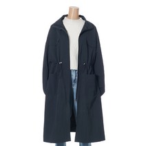 하이넥 허리 스트링 야상 롱 자켓 (V1CJKD19)