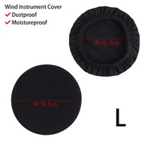 관악기 벨 커버 청소 천 키트 트럼펫 색소폰 클라리넷 오보에 대한 방진 면봉 닦는, 02 L