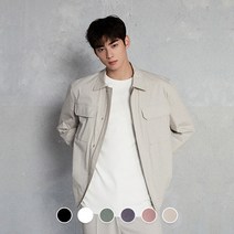 [지오다노] NEW 2023차은우 헤비코튼 크루넥 티셔츠 023502 6칼라
