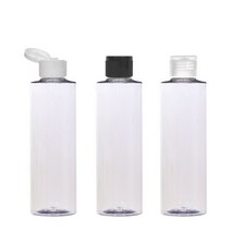원터치캡용기 120ml 150ml 200ml 250ml 300ml 500ml 똑딱이용기 어매니티공병, 250ml각투명용기 검정캡