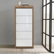 아티젠 하이그로시 왕2자600 5단 서랍장, 오크화이트