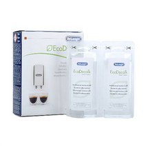 드롱기 DeLonghi EcoDecalk 커피머신 스케일 제거 세정제 세척액 세척 용액 청소 물때 석회 제거제 100ml x 2개입