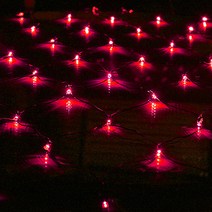 LED 200구 연결그물[무점멸형], 검정선_녹색