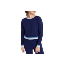 Splendid Womens Jada Cropped Striped Sweatshirt Crew Loungewear BHFO 6120