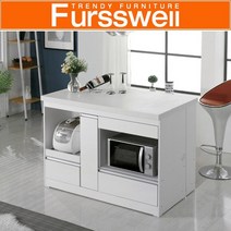 [착불배송]퍼스웰 인조대리석 아일랜드식탁홈바.렌지고급형 WF_223, 화이트[420]