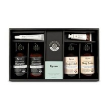 키렌 선물세트 스위트부케향 샴푸+트리트먼트+바디워시+바디로션+핸드크림+헤어에센스+브러쉬+쇼핑백, 4세트