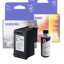 [삼성] 정품번들잉크 INK-M185 C185 + (사은품 증정) / 색상선택 / J1680 J1683 J1685 J1780DW 사용, 정품번들잉크 M185(검정)+충전잉크 10ML
