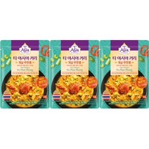티아시아 게살 푸팟퐁 커리 170g X 3개 즉석카레