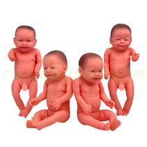 52cm 신생아 모형 인형 산부인과 산후조리원 교육용 부드러운 아기 모형 목욕 훈련, 스마일 신생아 여아 인형