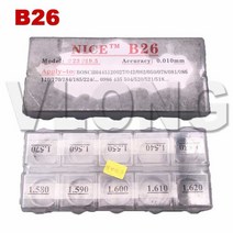 B11 B12 B13 B14 B15 B16 B21 B22 B23 B24 B25 B26 B27 B31 B42 커먼 레일 연료 인젝터 수리 키트 조정 와셔 가스켓, 11 B26(1.340mm-1.800mm)