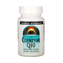 소스내추럴스 코엔자임 Q10 코큐텐 큐텐 큐10 COQ10 유비퀴놀 100mg 60캡슐, 1개, 기본