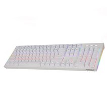COX CK01 교체축 레인보우 LED 사이드 RGB 게이밍 기계식키보드 화이트 적축, CK01 화이트 [적축]