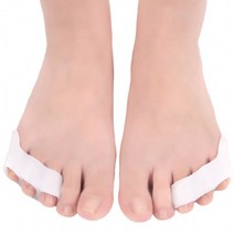 [바른공식]2P 보호대 새끼발가락 실리콘, 2새끼발가락밴드-흰색