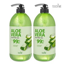 터치미 대용량 알로에 수딩젤 1000ML 1~3개, 2개