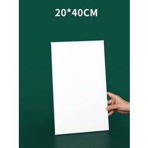 캔버스 중성 회화재료 연습용 아마씨오일 액자 유화 화판 물감 공구 재료 세트 화이트천 프레임그림 천띠 상자 질감 아크릴화, T07-20x40CM4개구매