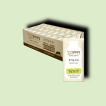 매일유업 상하목장 유기농우유 흰 우유 200ml 24개, 200ML 24팩
