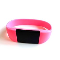 액세스제어 쓰기 가능 재기록 13.56MHz UID 변경 MF 1K S50 NFC 팔찌 RFID 손목 밴드 매직 카드 1 개, [01] pink