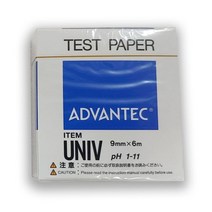 일본 ADVANTEC pH시험지/롤타입 pH 0-14 9mmx5.5m, pH 1-11