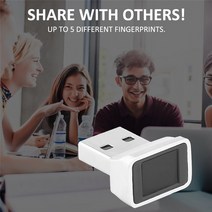 USB 지문 판독기 지문 스캐너 지문 센서 멀티 핑거 앰프 360도 터치 스피드 매칭 생체 인식 노트북