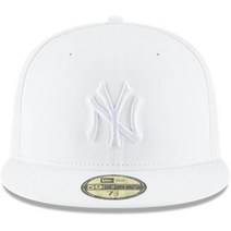 뉴에라 MLB 59FIFTY 화이트 필드 게임 모자 캡 스냅백