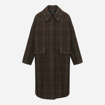 써스데이아일랜드 발마칸 체크 여성코트 T228MCT237W