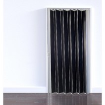 블라인드모아 이중전사 홀딩도어 자바라 칸막이 (미송~월넛), 벽_철/알루미늄, 편개, 557월넛