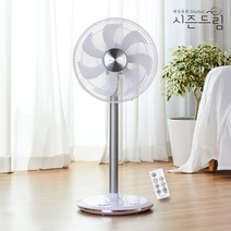 시즌드림 DC 선풍기 가정용 원룸 무소음 풋터치 리모컨 스탠드형
