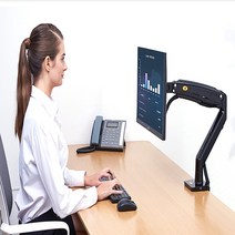 모니터암 35인치 정품 F100A-블랙 12kg 거치