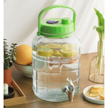 유리 효소병 과실주 담금주 수도꼭지 디스펜서 5L-15L, 디스펜서 효소병 12L