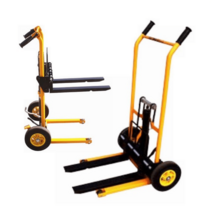 산업용품지게차전동지게차 핸드 핸들카 핸드리프트 중축반자동 지게차 운반기, GL-0056 플랫 포크