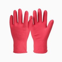하얀손 미니 고무장갑 적색 대형 10개_선물 - 2022958EA, 쿠팡 1, 쿠팡 본상품선택