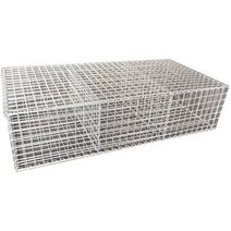 돌망태 석축쌓기 개비온석 돌클립 옹벽 사각 클램프, 메쉬 5x10cm  1x0.3x1m