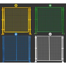 메쉬휀스 철망 울타리 철조망 게이트 난간 창고 작업장 게이트 채소밭, 01. 높이 1 2m 너비 1m 주1망