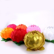 명품연등 8cm 24개 - 초파일 부처님오신날 석가탄신일 황금연등, 랜덤색상혼합