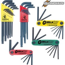 본더스 볼렌치 세트 육각렌치 L렌치 엘렌치 렌지 렌찌 10945 BONDHUS (5 64~3 16)
