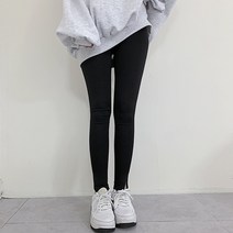 큰옷빅진 빅사이즈 기모 6XL까지 트레이닝맛집 쿠션기모쿠션 슬릿 레깅스(877)밴딩 데일리 운동복 트레이닝복