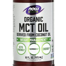 NOW스포츠 MCT 오일 OIL 엠씨티 액상 473ml, 47316정, 1개