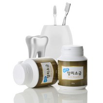 해피테라스 초미립자 천일염 양치소금 120g 1개 소금치약 양치용소금
