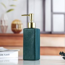 Mallow_쇼핑_세련되고 고급스러운 세라믹 사각 디스펜서 욕실용품 샴푸 비누 세정제 다용도 손통 푸통 공병 펌프용기 세제 세제통@8688@!^^, 오늘의선택!!3.블랙
