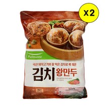 (냉동)[풀무원]김치왕만두1.4kgx2