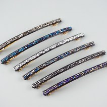 스와로브스키 스톤 빼빼로 얇은 자동핀 (10cm) 6 color 보석머리핀 럭셔리머리핀 큐빅머리핀